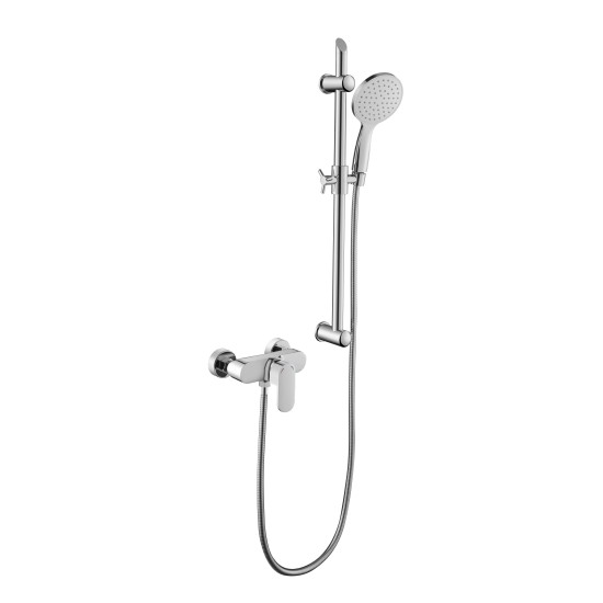 Minimalistische und sorgenfreie Dusche