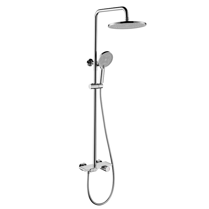 Zwei funktionieroberflächenmontierte Dusche